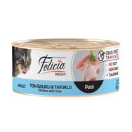 Felicia Kıyılmış Ton Balıklı ve Tavuklu 6x85 gr Yetişkin Kedi Konservesi