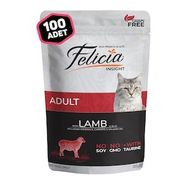 Felicia Kuzulu Tahılsız Pouch 100x85 gr Yetişkin Konserve Kedi Maması