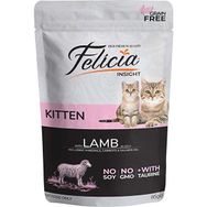 Felicia Pouch Kitten Kuzu Etli Yavru Tahılsız 85 gr Kedi Yaş Maması