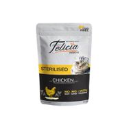Felicia Pouch Tahılsız Tavuklu Kısır 12x85 gr Kedi Maması