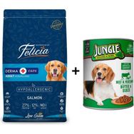 Felicia Somonlu 3 kg Yetişkin Köpek Maması + Yaş Mama