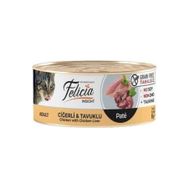 Felicia Tahılsız Ciğerli ve Tavuklu Kıyılmış 85 gr Yetişkin Konserve Kedi Maması