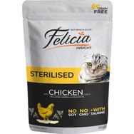 Felicia Tahılsız Pouch Kısırlaştırılmış Tavuklu 12x85 gr Yaş Kedi Maması