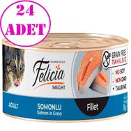 Felicia Tahılsız Somonlu Fileto Kedi Konservesi 24x85 gr