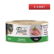 Felicia Tahılsız Tavuklu 85 gr Kısırlaştırılmış Yaş Konserve Kedi Maması