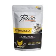 Felicia Tahılsız Tavuklu Kısırlaştırılmış 6x85 gr Kedi Yaş Maması