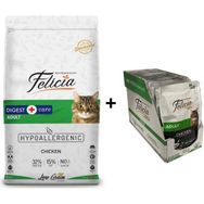 Felicia Tavuklu 2 kg Yetişkin Kedi Maması + 12x85 gr Tavuklu Yaş Mama