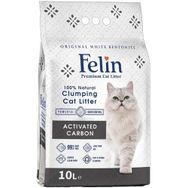Felin 10 lt İnce Taneli Aktif Karbonlu Topaklanan Kedi Kumu