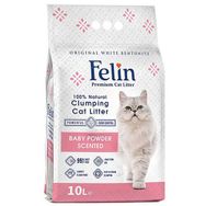 Felin 10 lt İnce Taneli Bebek Pudrası Parfümlü Kedi Kumu
