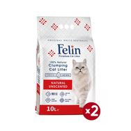 Felin 2x10 lt Naturel Kokusuz Kedi Kumu
