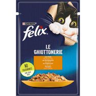 Felix 10x85 gr Çifte Lezzet Tavuk ve Sığır Etli Yetişkin Kedi Konservesi
