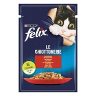 Felix 12 x 85 gr Sığır Etli Pouch Yetişkin Kedi Maması