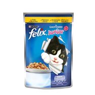 Felix 12x100 gr Junior Tavuklu Yavru Kedi Konservesi