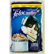 Felix 20x100 gr Junior Tavuklu Yavru Kedi Konservesi