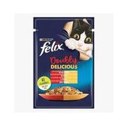 Felix 26x85 gr Sığır Etli Tavuklu Yetişkin Kedi Konservesi