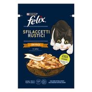 Felix 6 x 80 gr Tasty Shreds Tavuklu Lezzetli Et Dilimleri Yaş Kedi Maması