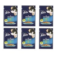 Felix 6x85 gr Adult Pouch Ton Balıklı Yetişkin Kedi Konservesi