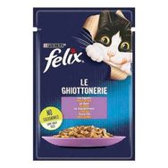 Felix 6x85 gr Kuzu Etli Pouch Yetişkin Kedi Konservesi