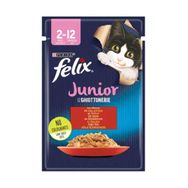 Felix 85 gr Sığır Etli Kedi Pounch Yaş Maması