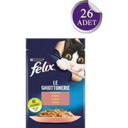 Felix Adult Pouch Somonlu Yaş 26x85 gr Kedi Maması