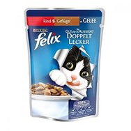 Felix Çifte Lezzet Sığır ve Tavuklu 85 gr 20'li Yaş Kedi Maması