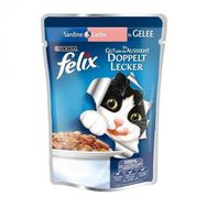Felix Çifte Lezzet Somon ve Alabalıklı 85 gr Yaş Kedi Maması