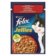 Felix Domates Soslu ve Sığır Etli 85 gr Yetişkin Kedi Konserve Maması