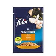 Felix Jöle İçinde Tavuklu 85 gr Yetişkin Kedi Pouch Yaş Mama