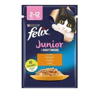Felix Junior Tavuklu 85 gr x 10 Adet Yavru Kedi Yaş Mama