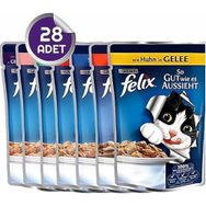 Felix Karışık 28x100 gr Kedi Yaş Mama