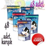 Felix Karışık 45x85 gr Yaş Yetişkin Kedi Maması