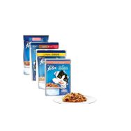 Felix Karışık Çeşitli Pouch Yetişkin Kedi 20x100 gr Yaş Mama