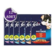 Felix Karma Paket 12x85 gr Yaş Kedi Mama