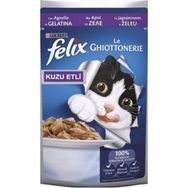 Felix Kuzu Etli 100 Gr 20 Adet Pouch Yaş Kedi Maması