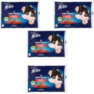 Felix Multipack Sığır ve Tavuk Etli Yetişkin Yaş 4x85 gr Kedi Maması