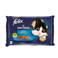 Felix Multipack Somonlu ve Ton Balıklı Yetişkin 4x85 gr 4 Adet Kedi Yaş Maması