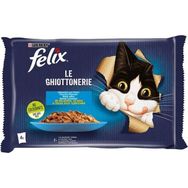 Felix Multipack Somonlu ve Ton Balıklı Yetişkin Özel 4x85 gr Kedi Yaş Maması