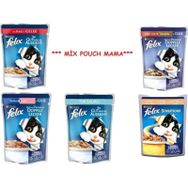 Felix Pouch Karışık 5 Adet Kedi Maması