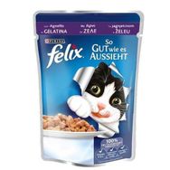 Felix Pouch Lamb Kuzu Etli 24x100 gr Yaş Kedi Maması