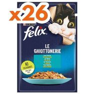 Felix Pouch Le Ghiottonerie Ton Balıklı 85x26 gr Yaş Kedi Maması