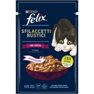 Felix Pouch Tasty Shreds Ördekli Lezzetli Et Dilimleri 80x26 gr Yaş Kedi Maması