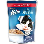 Felix Purina Sığır Etli Yaş 100 gr Kedi Maması