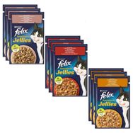 Felix Sensations Jellies Karışık 85 gr x 9 Adet Yaş Kedi Maması