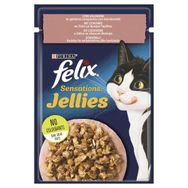 Felix Sensatıons Somon ve Karidesli 26x85 gr Yetişkin Yaş Kedi Maması