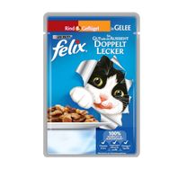 Felix Sığır Etli ve Tavuklu 20x100 gr Yetişkin Yaş Kedi Maması