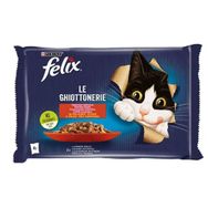 Felix Sığır ve Tavuk Etli Multipack 4'lü Paket 12x85 gr Yavru Kedi Yaş Maması