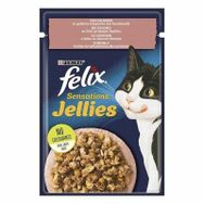 Felix Somon ve Karidesli 85 gr Yetişkin Kedi Konserve Maması