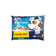 Felix Somonlu ve Ton Balıklı Konserve 4x100 gr Yaş Kedi Mama