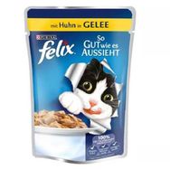 Felix Tavuklu Yaş Kedi Maması 100 gr x 5 Adet Yaş Kedi Maması