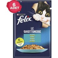 Felix Ton Balıklı Pouch 6 x 85 gr Yetişkin Kedi Yaş Mama Konserve